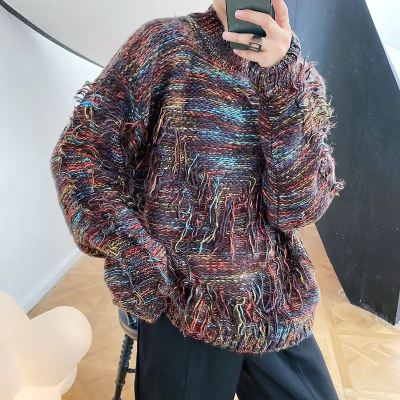Men's Winter Sea Wool Knit Pullover