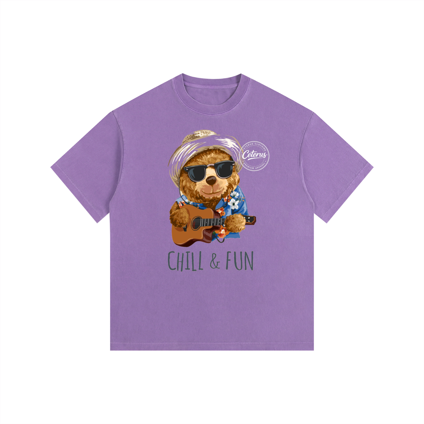 Vintage Washed Oversized Cotton T-Shirt