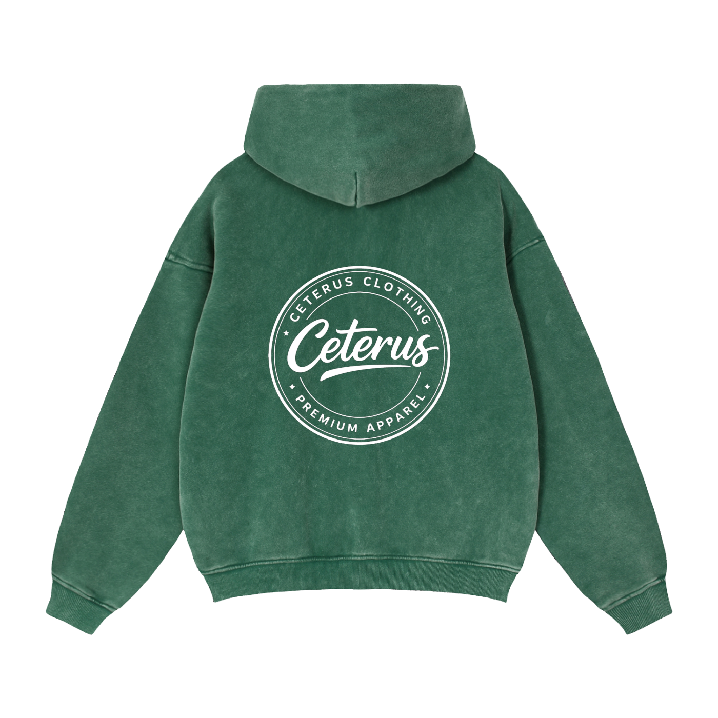 Zip-Through Boxy Fleece Hoodie