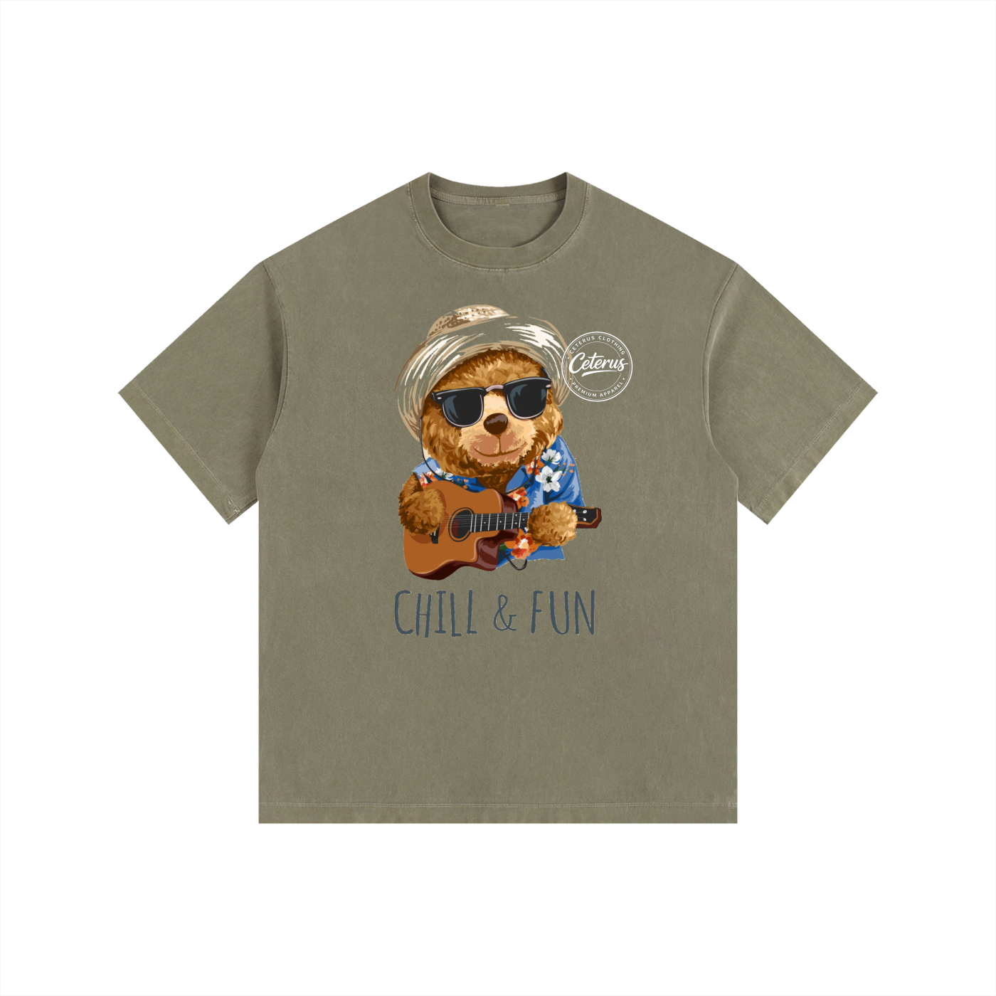 Vintage Washed Oversized Cotton T-Shirt