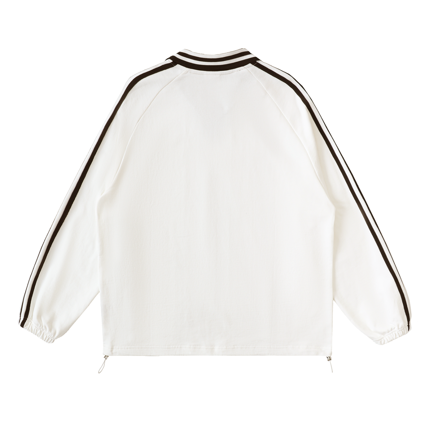 Ceterus striped Lapel Collar Sweatshirt