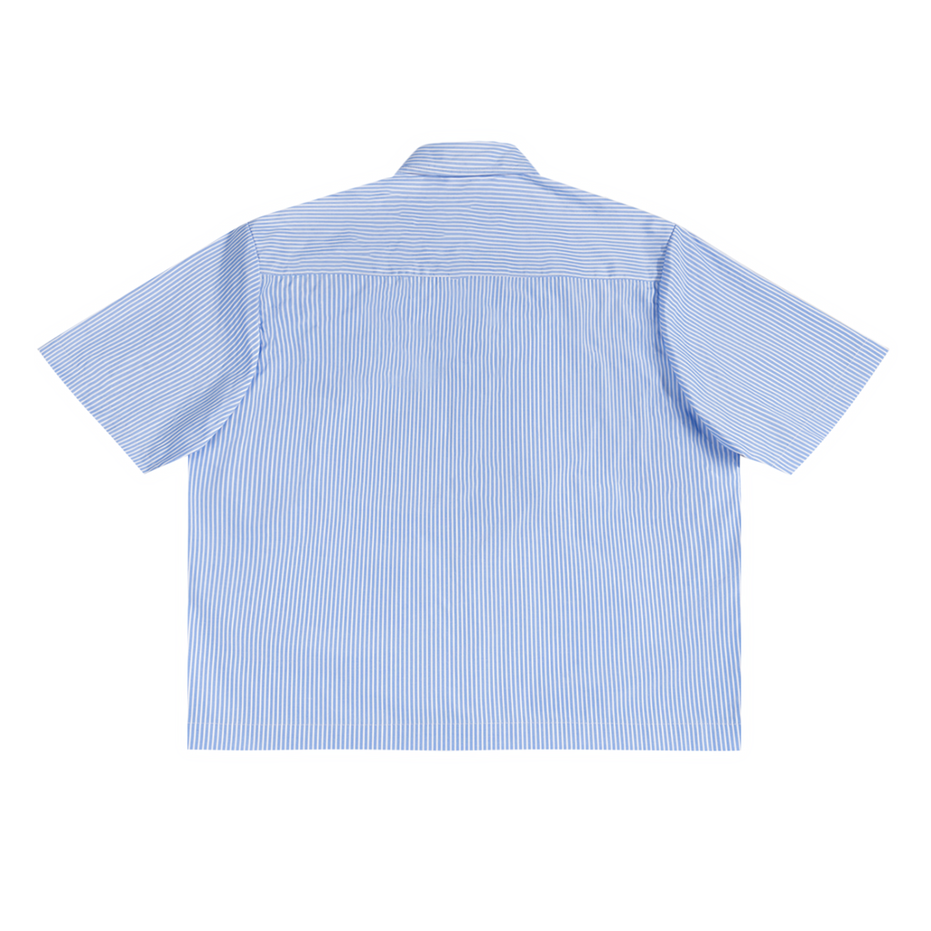 Oversized Vertical Stripe Boxy Shirt