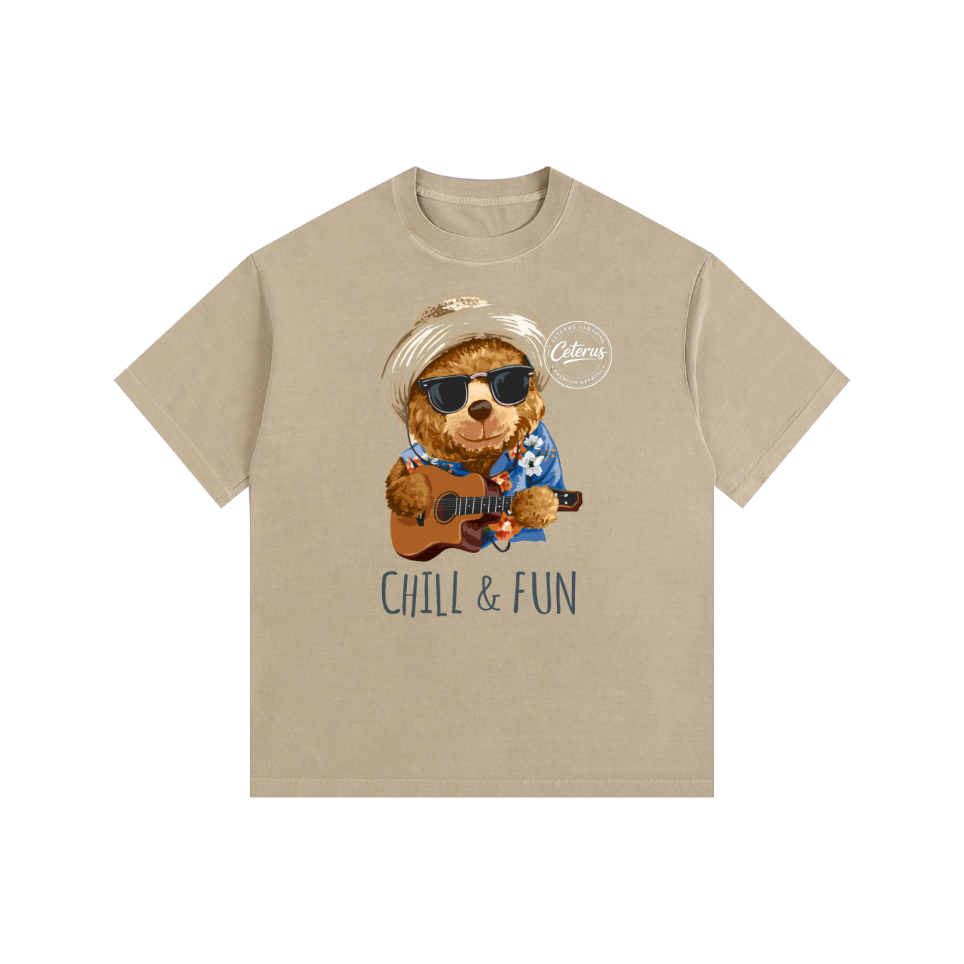 Vintage Washed Oversized Cotton T-Shirt