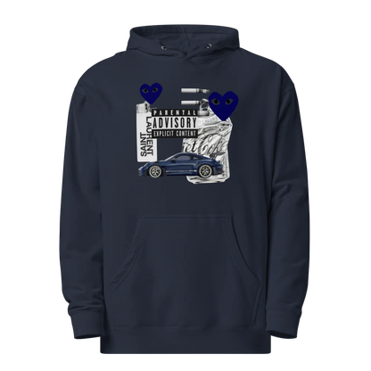 EveryWear Unisex Fleece Hoodie Blue