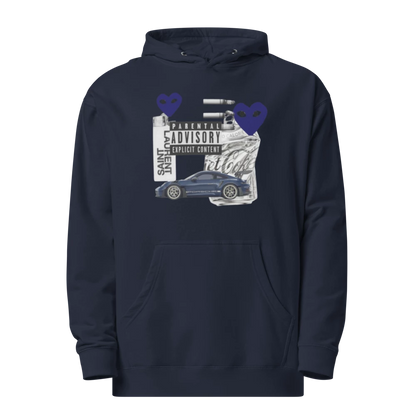 EveryWear Unisex Fleece Hoodie Blue