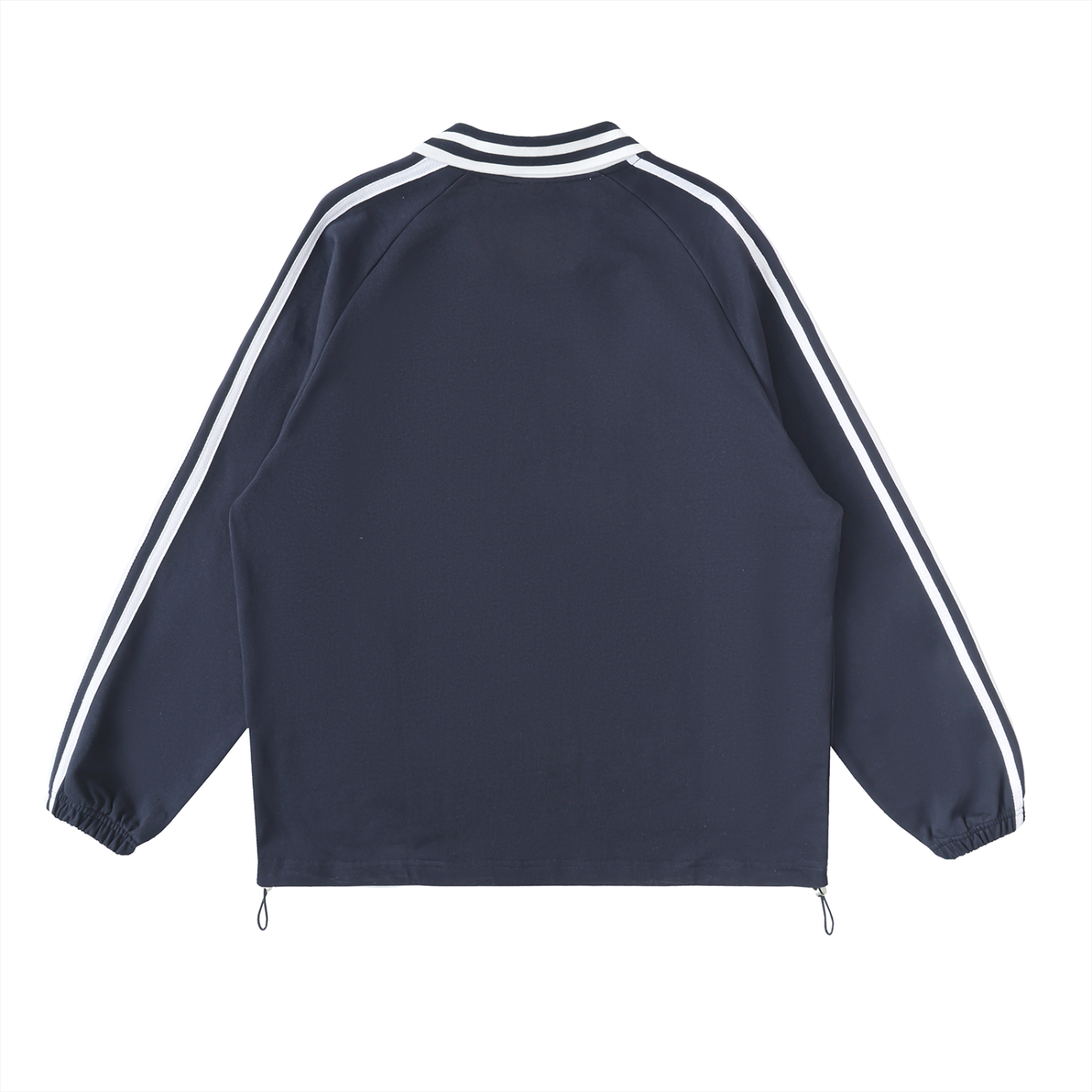 Ceterus striped Lapel Collar Sweatshirt