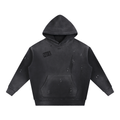 Vintage Washed Frayed Hoodie