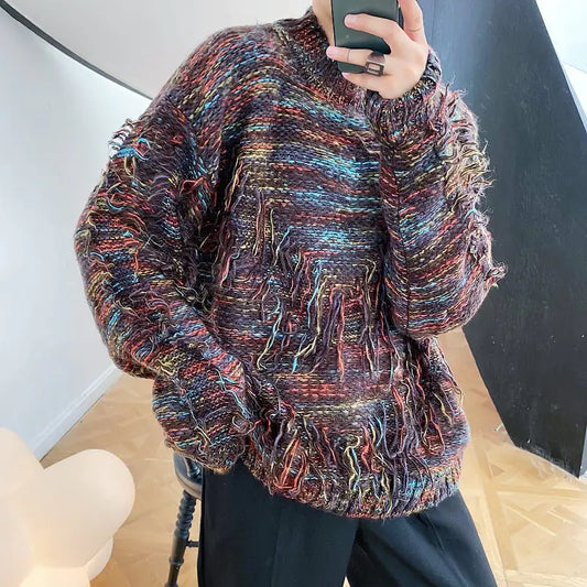 Men's Winter Sea Wool Knit Pullover